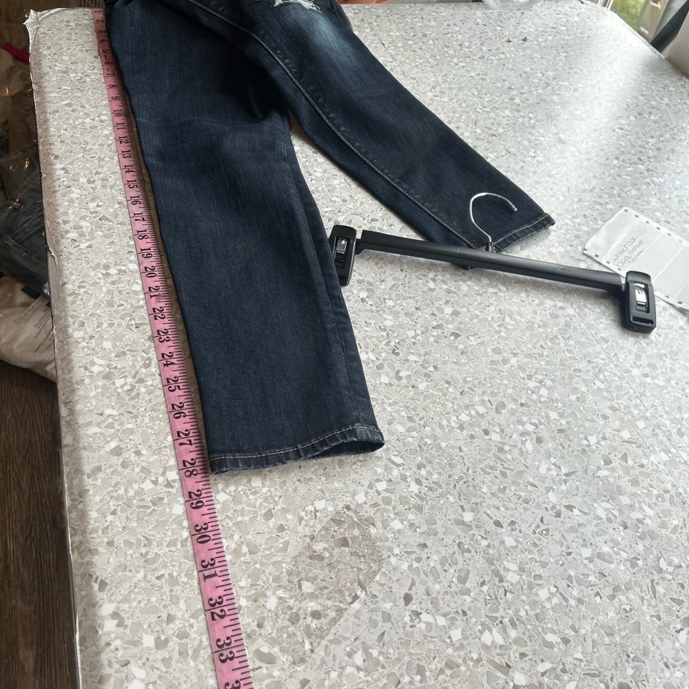 White house black market, the skimmer size 0 dark wash denim - Picture 11 of 12